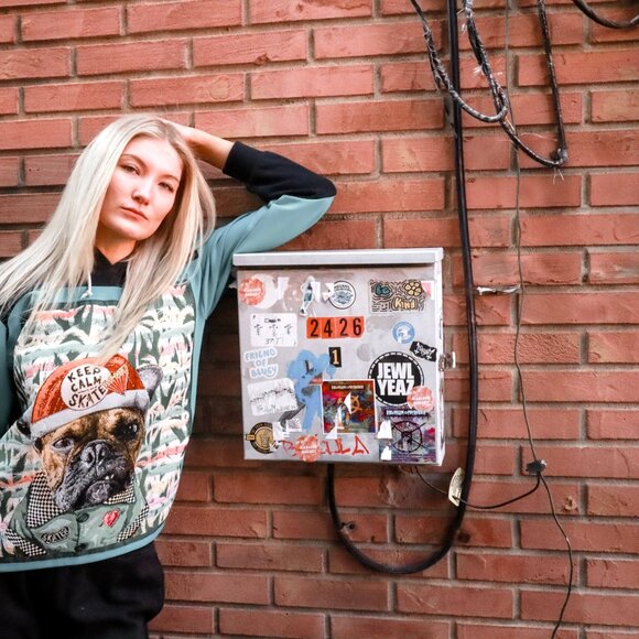 Custom Skater Dog Hoddie - Picture 6 of 6